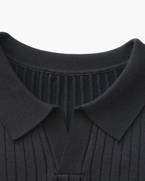 Premium gerippter Polo